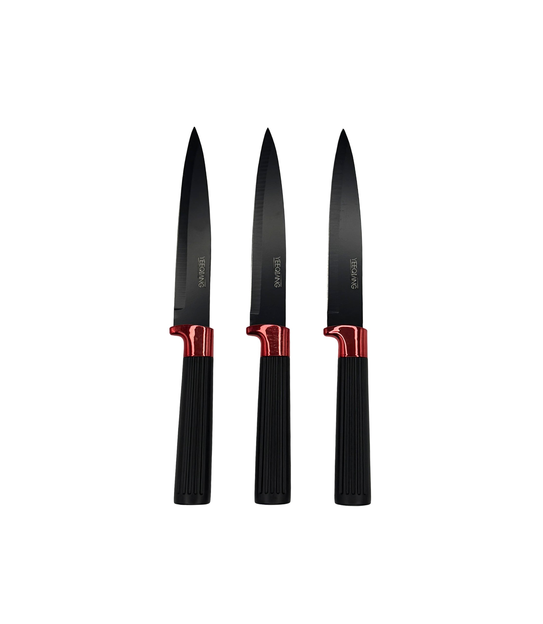 Set 3 Cuțite De Bucătărie Negre