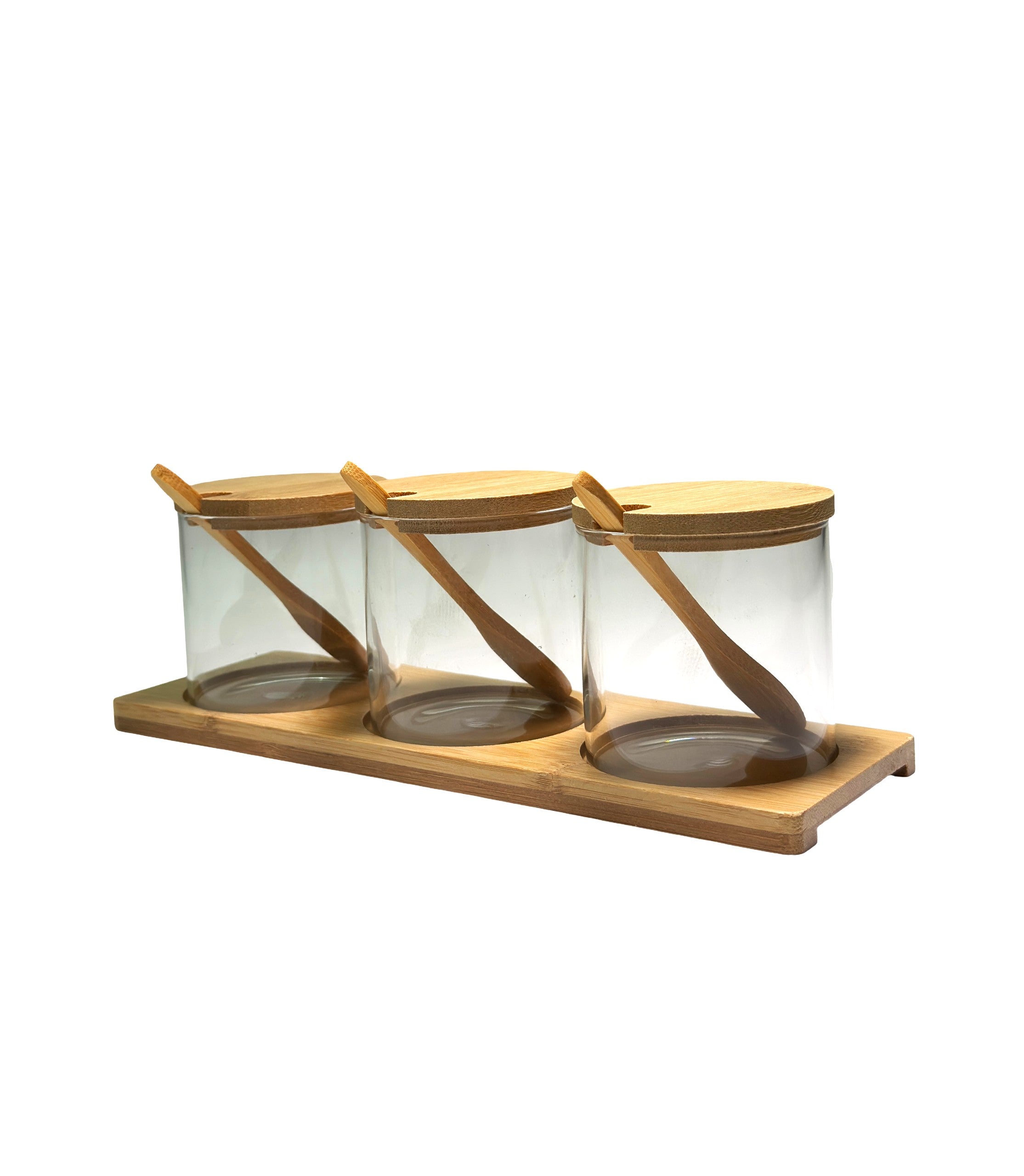 Set Din Sticla Set 3 Buc Pentru Condimente