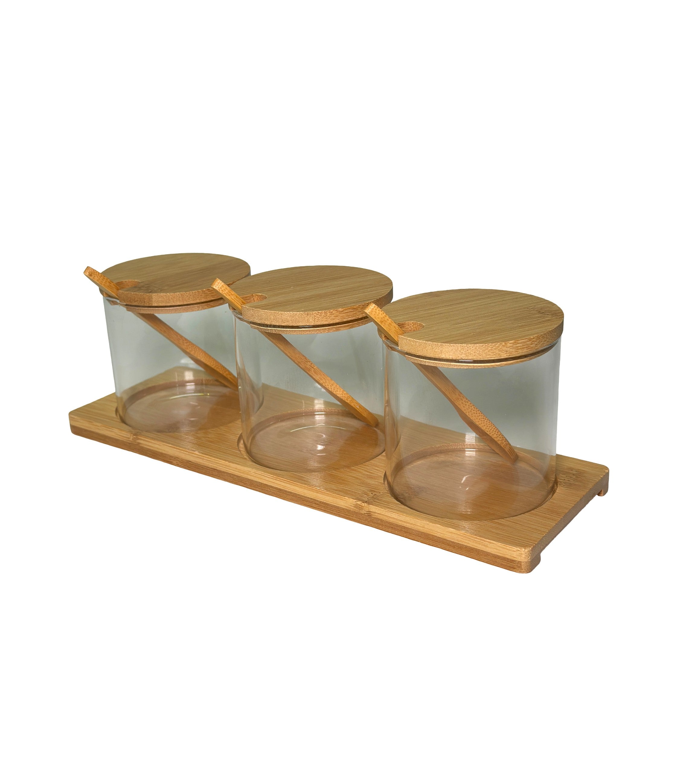 Set Din Sticla Set 3 Buc Pentru Condimente