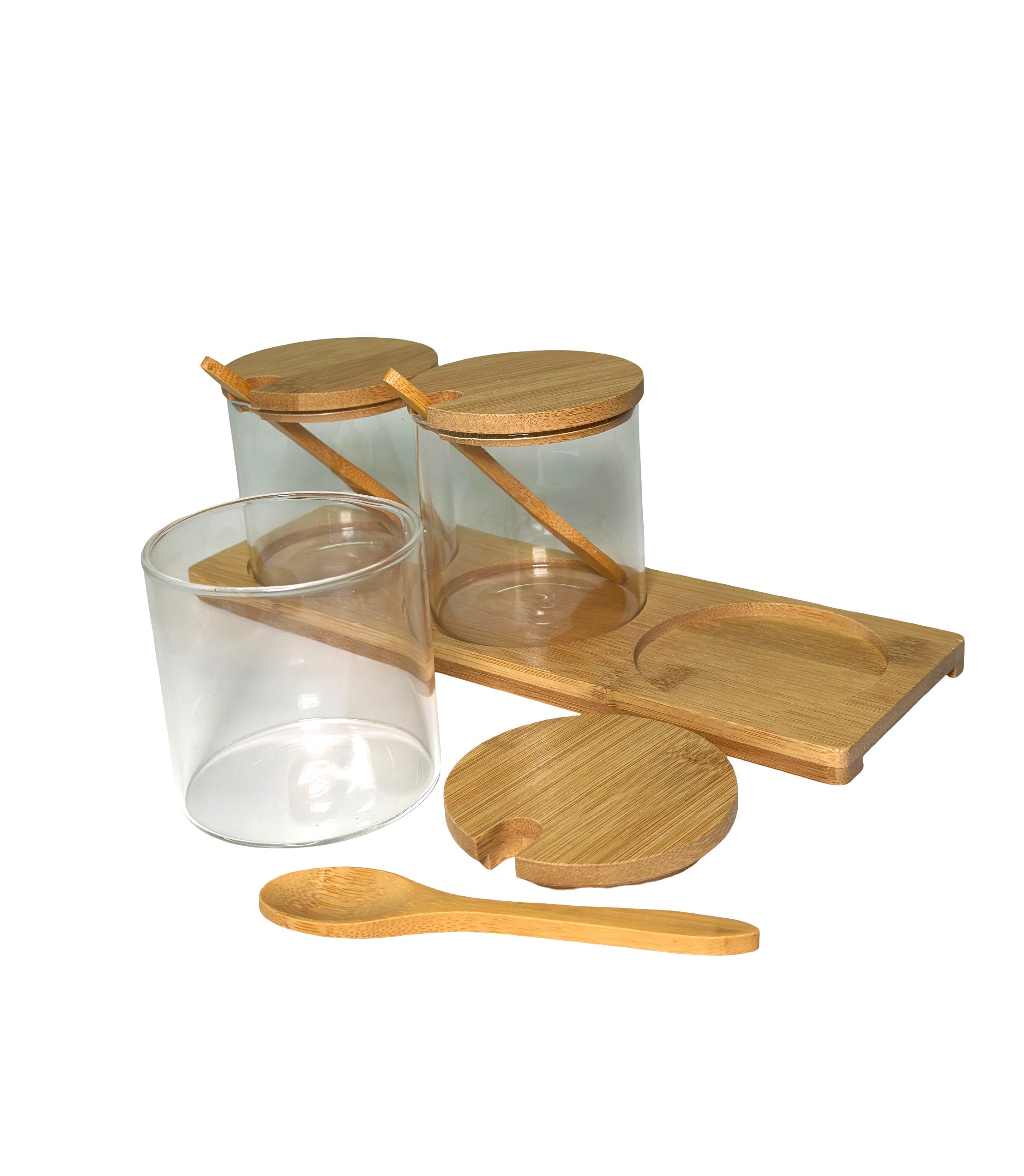Set Din Sticla Set 3 Buc Pentru Condimente
