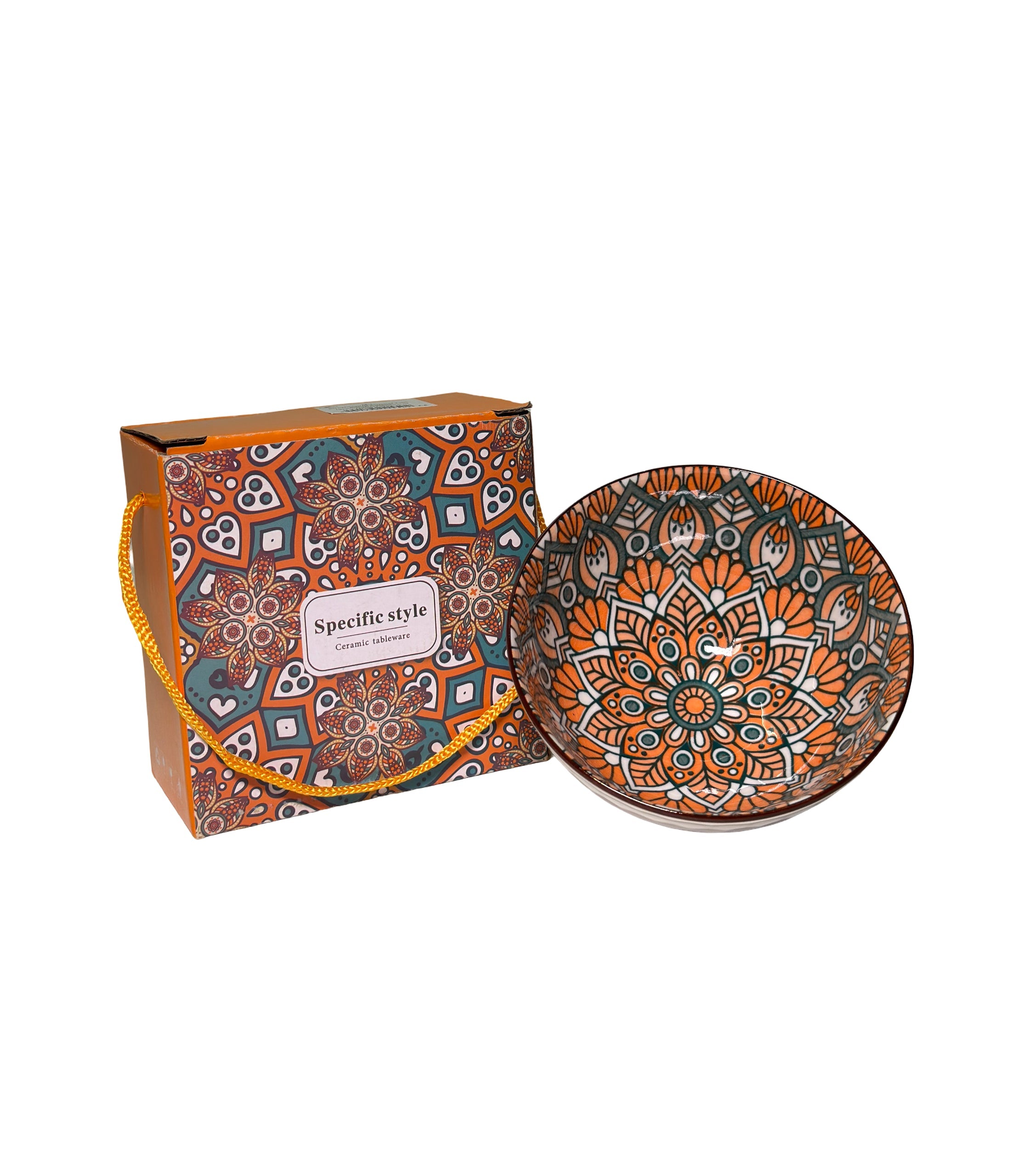 Bol Ceramica Traditional Multicolor 4.5 inch