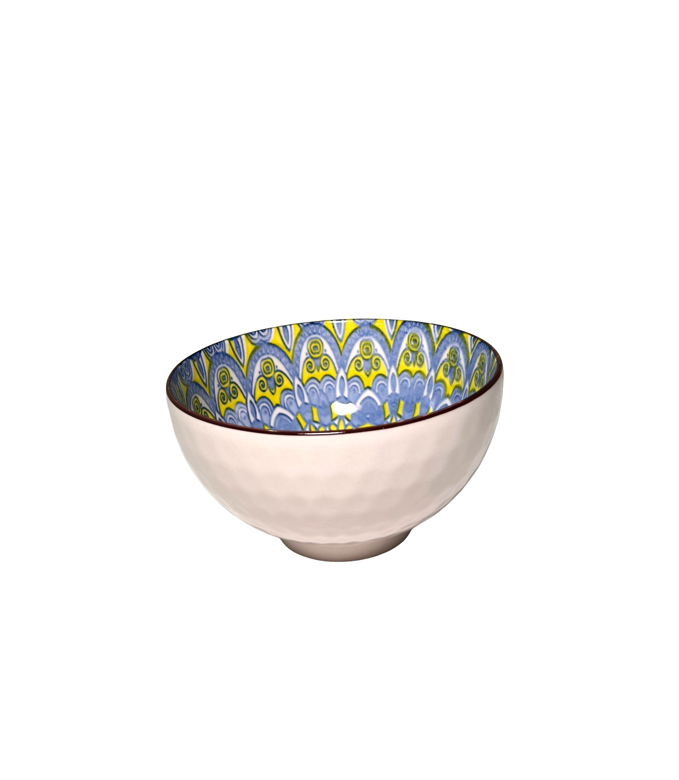 Bol Ceramica Traditional Multicolor 4.5 inch