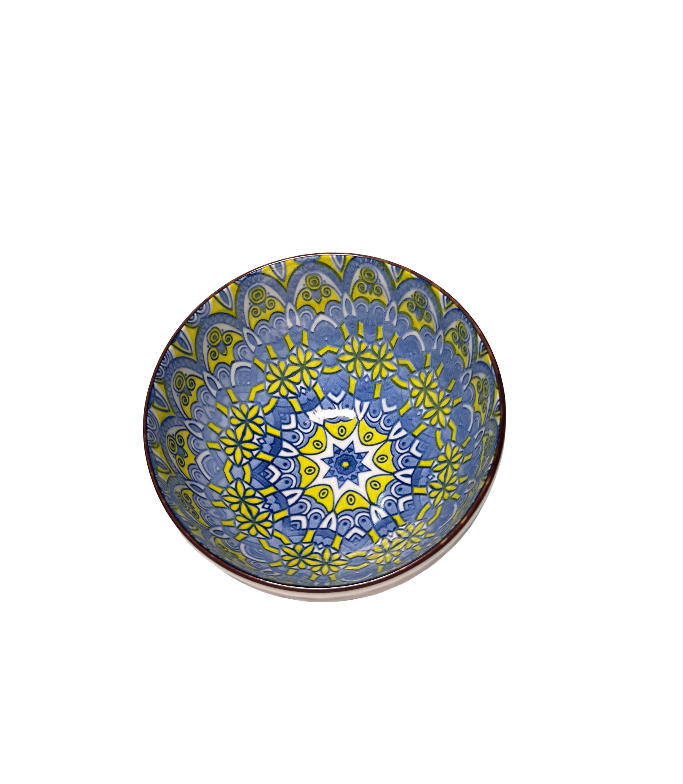 Bol Ceramica Traditional Multicolor 4.5 inch
