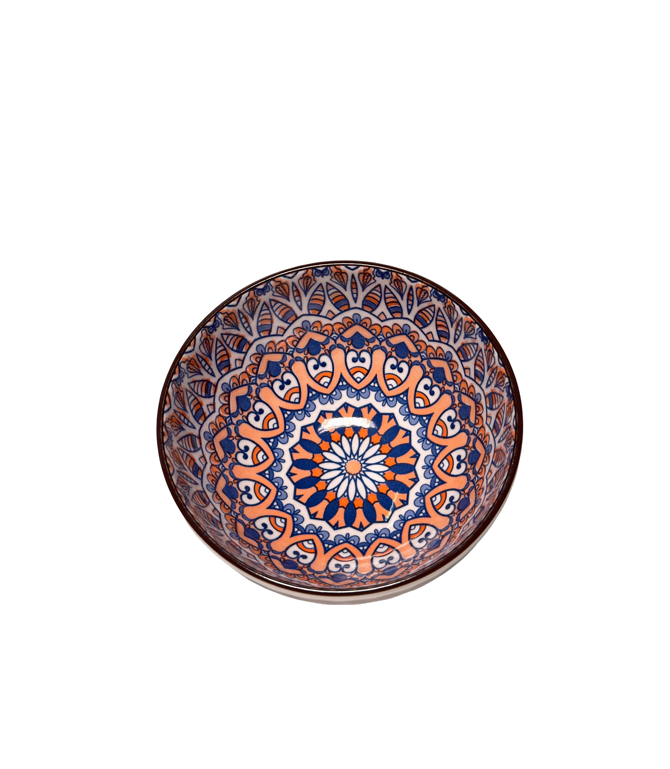 Bol Ceramica Traditional Multicolor 4.5 inch