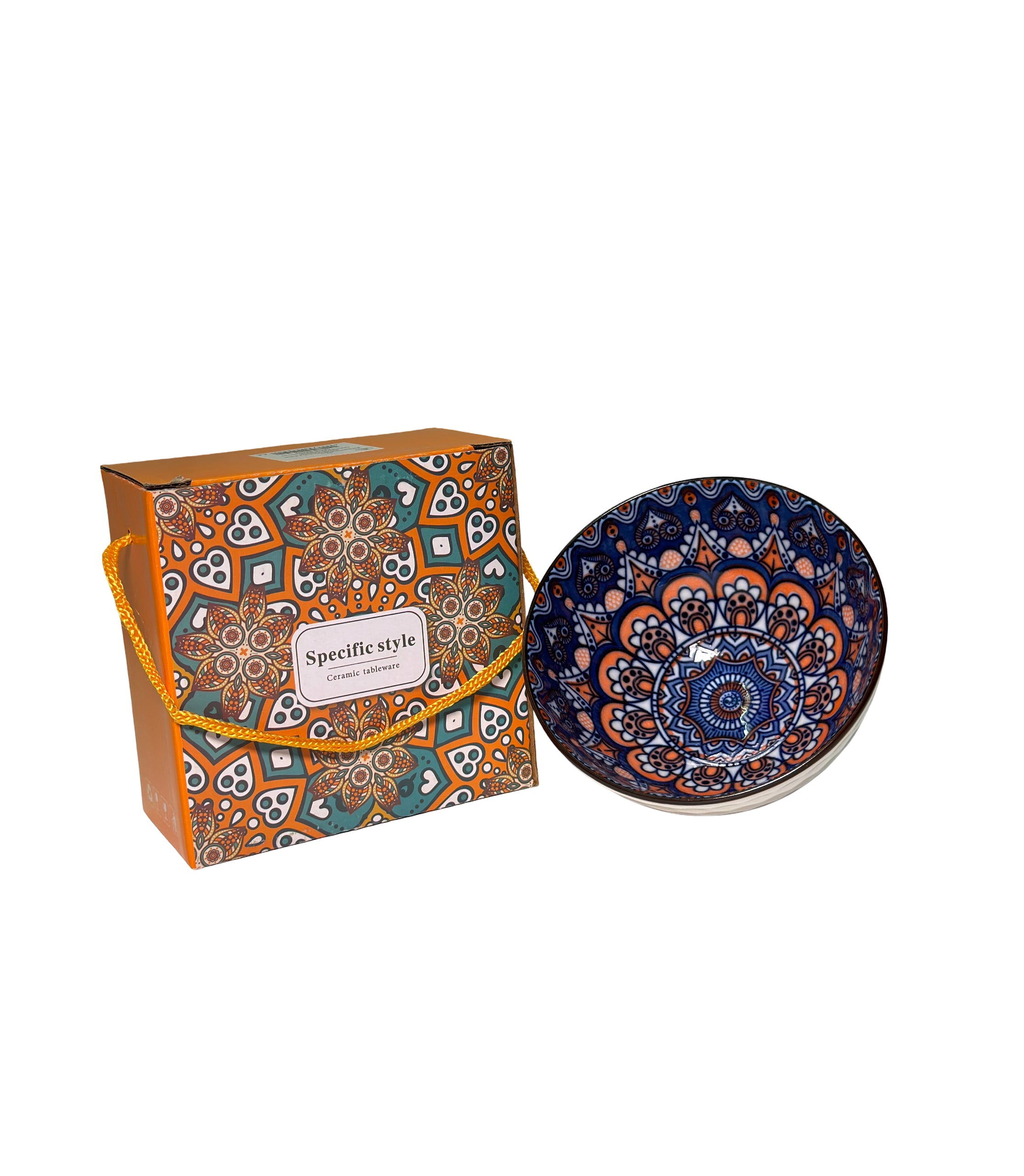 Bol Ceramica Traditional Multicolor 4.5 inch