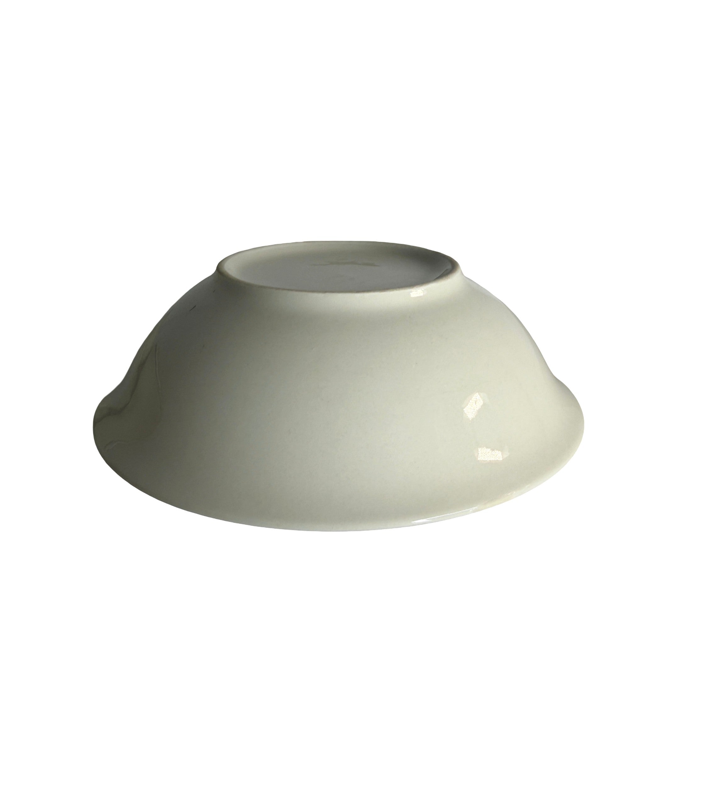 Bol Ceramica Cu Flori Albastre 8 inch