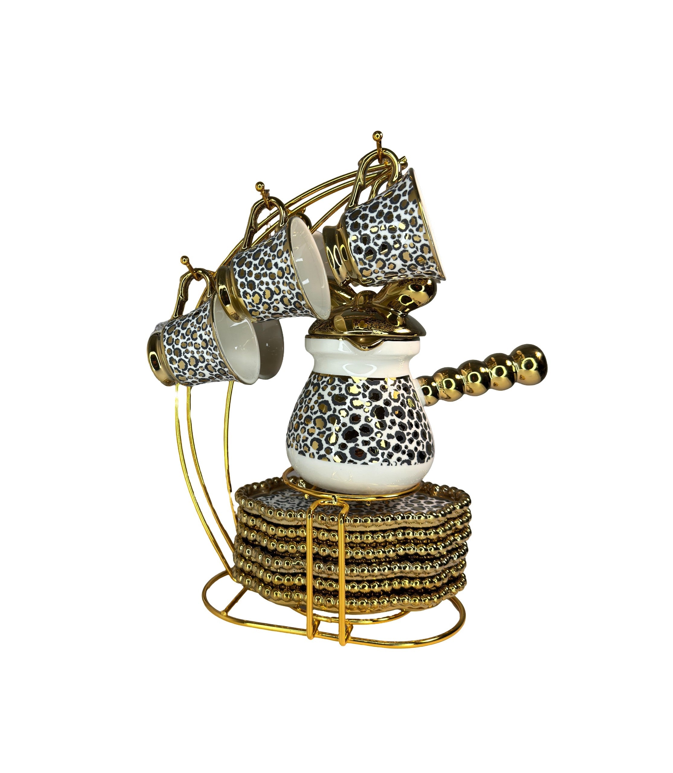 Set Pentru Cafea Turceasca Auriu Ghepard