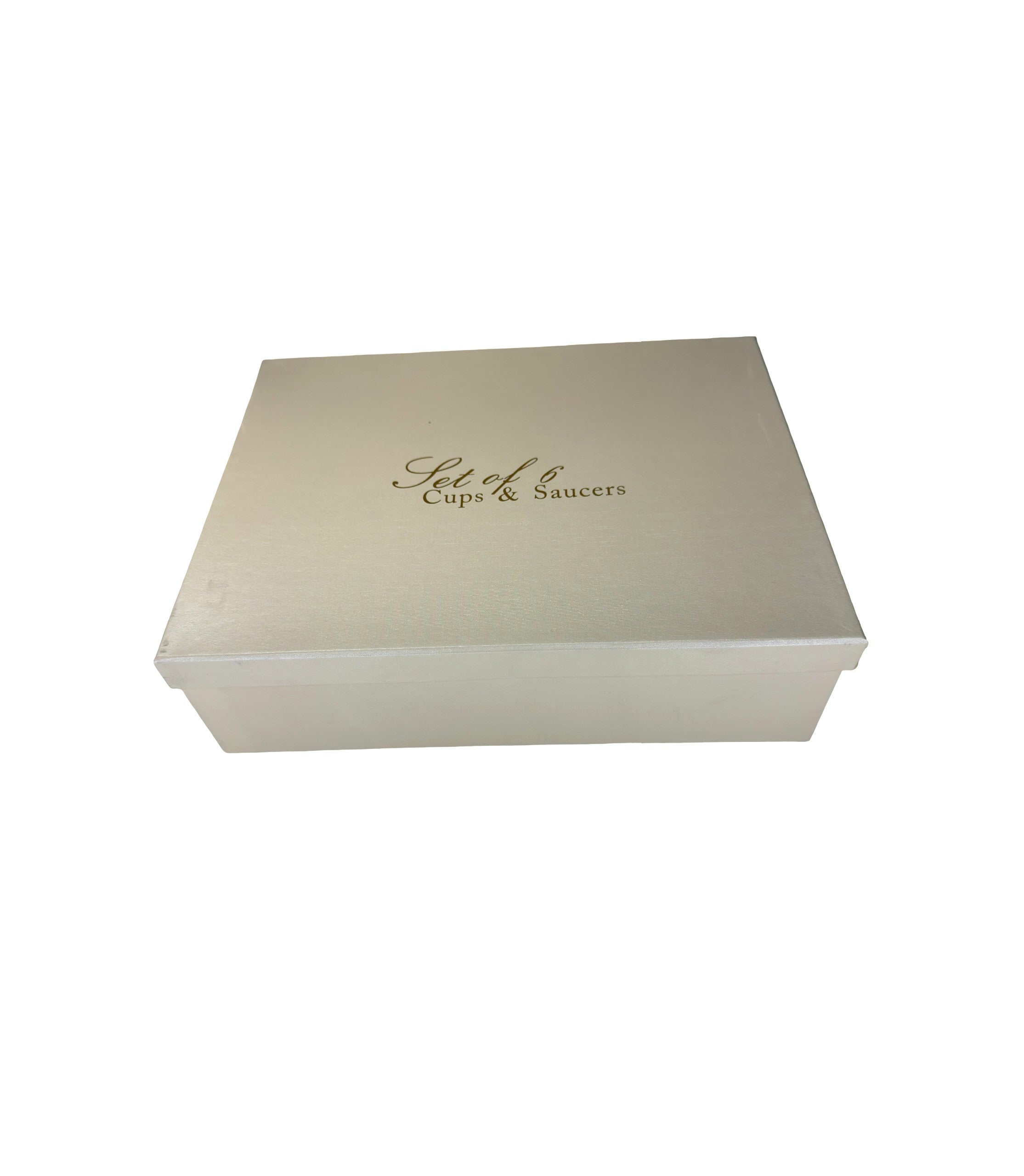 Set 6 Cesti Pentru Cafea Aurii Cu Fluture
