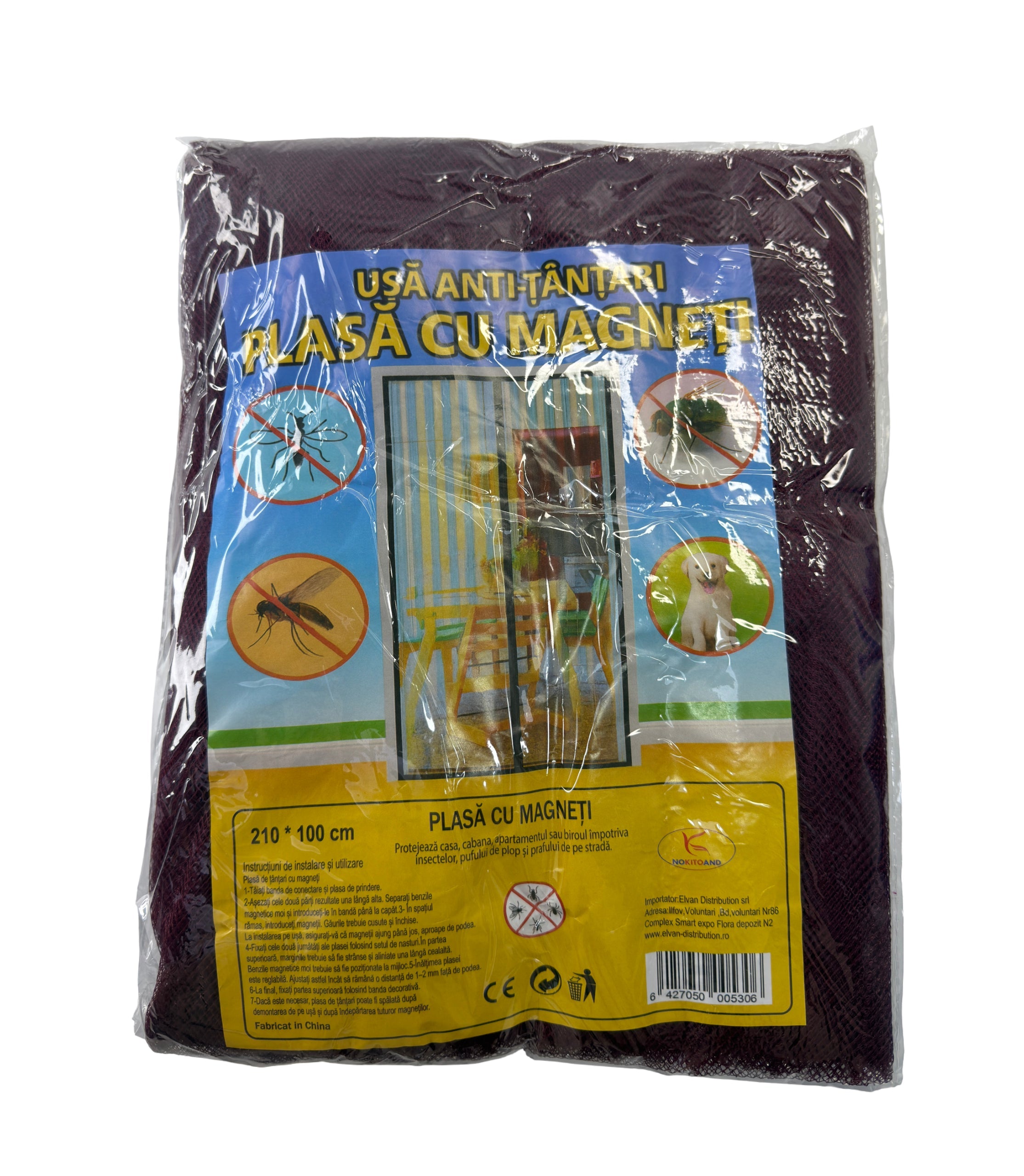 Plasa de tantari magnetica 100x210cm