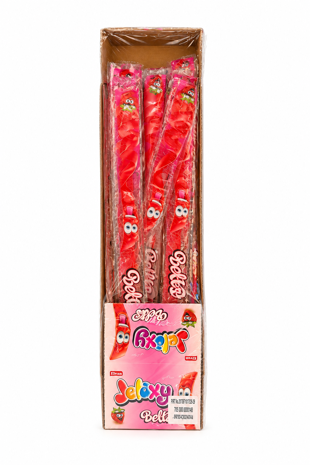 Jeleuri Elv Metru Jelaxy Belts Capsuni 15gr (60 Buc/ Cutie)