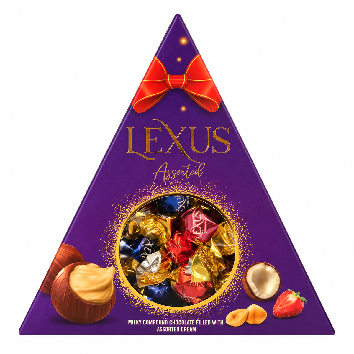Bomboane Ciocolată Lexus cu Cremă Asortata 120 gr
