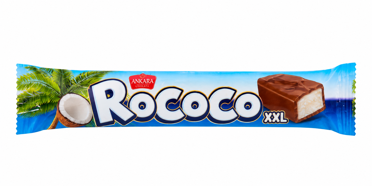 Baton Ankara Rococo XXL cu Cocos (24 buc/cutie)