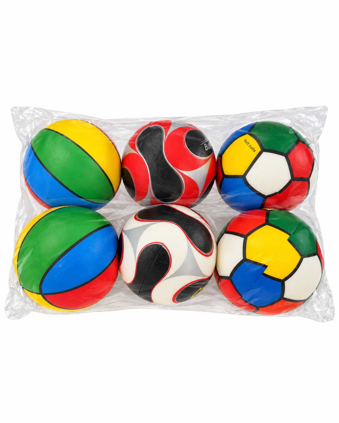Mingi de burete 10 cm (6 Buc/Set) En-gross
