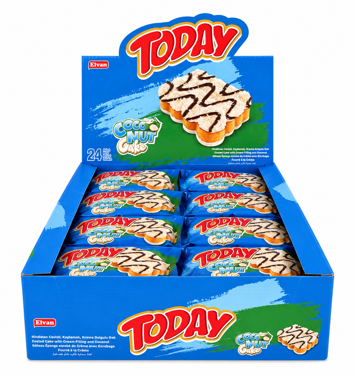 Prajitura Today Coconut Cake (24 Buc/ Cutie)