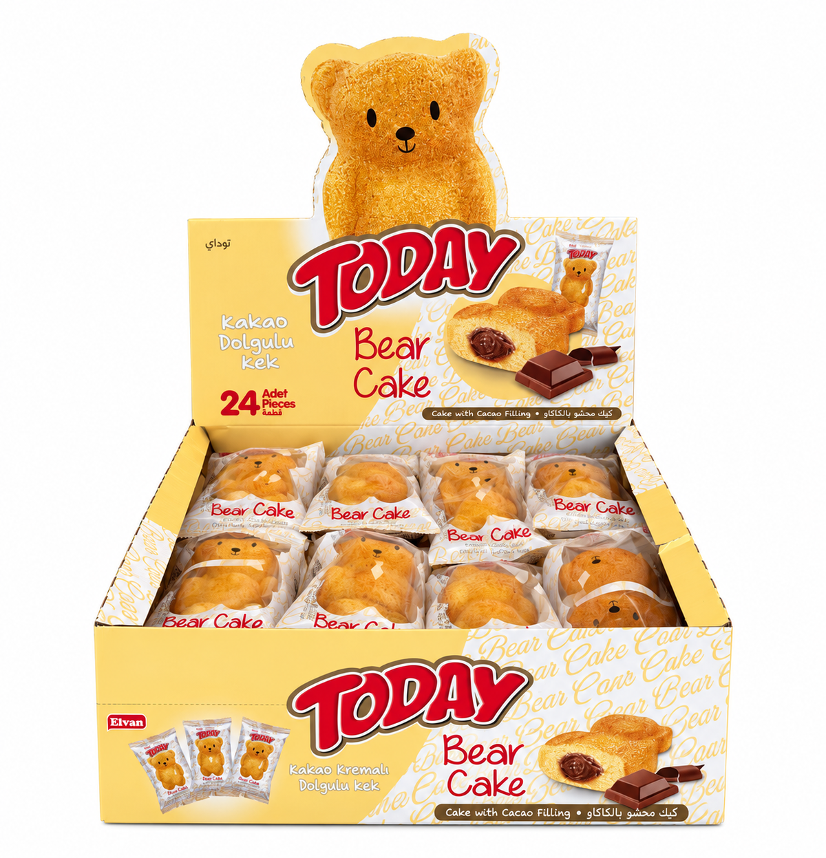 Prajitura Today Bear Cake (24 Buc/ Cutie)