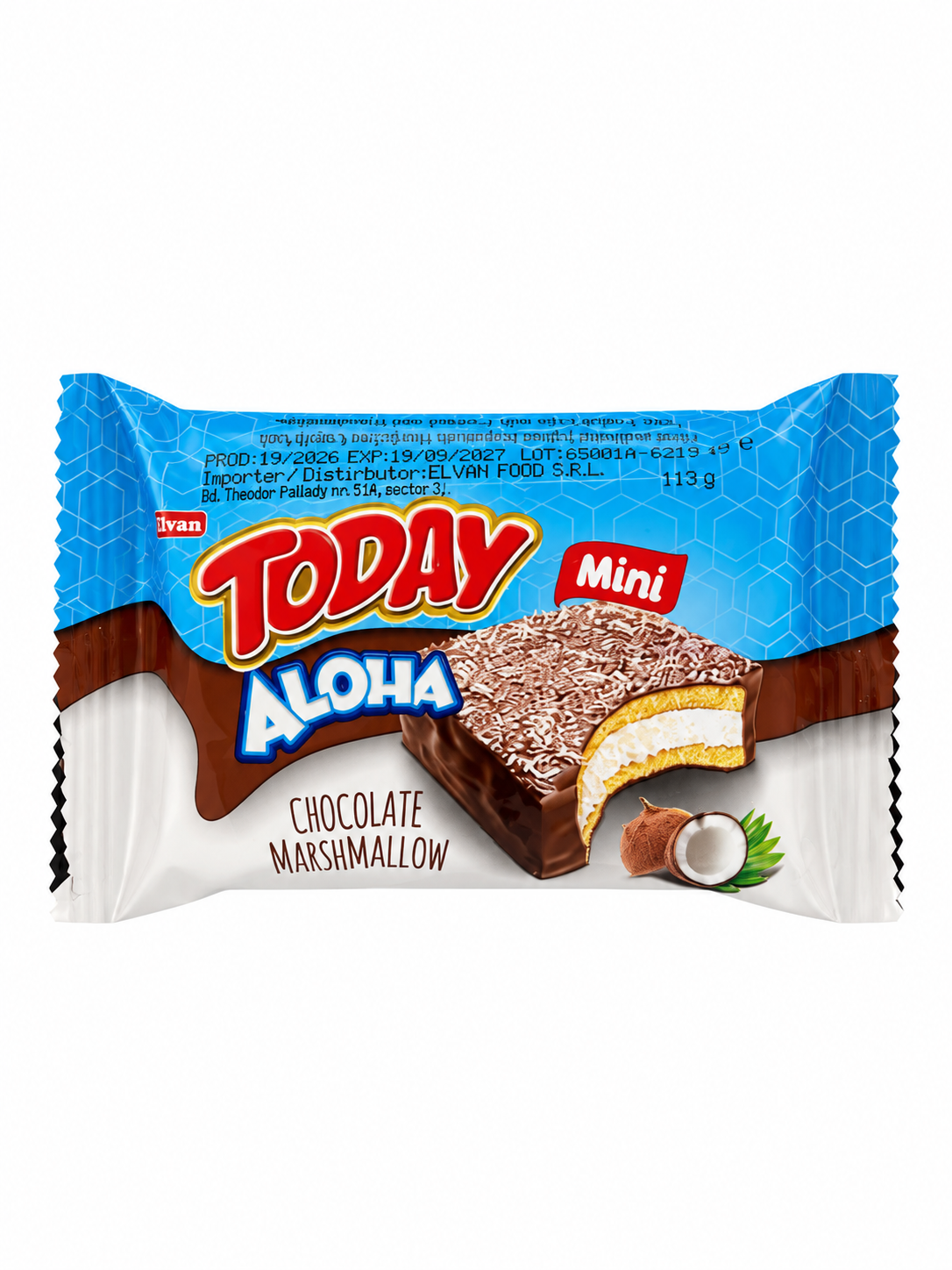 Prajitura Today Aloha Mini Cake Ciocolata cu Lapte (24 Buc/ Cutie)