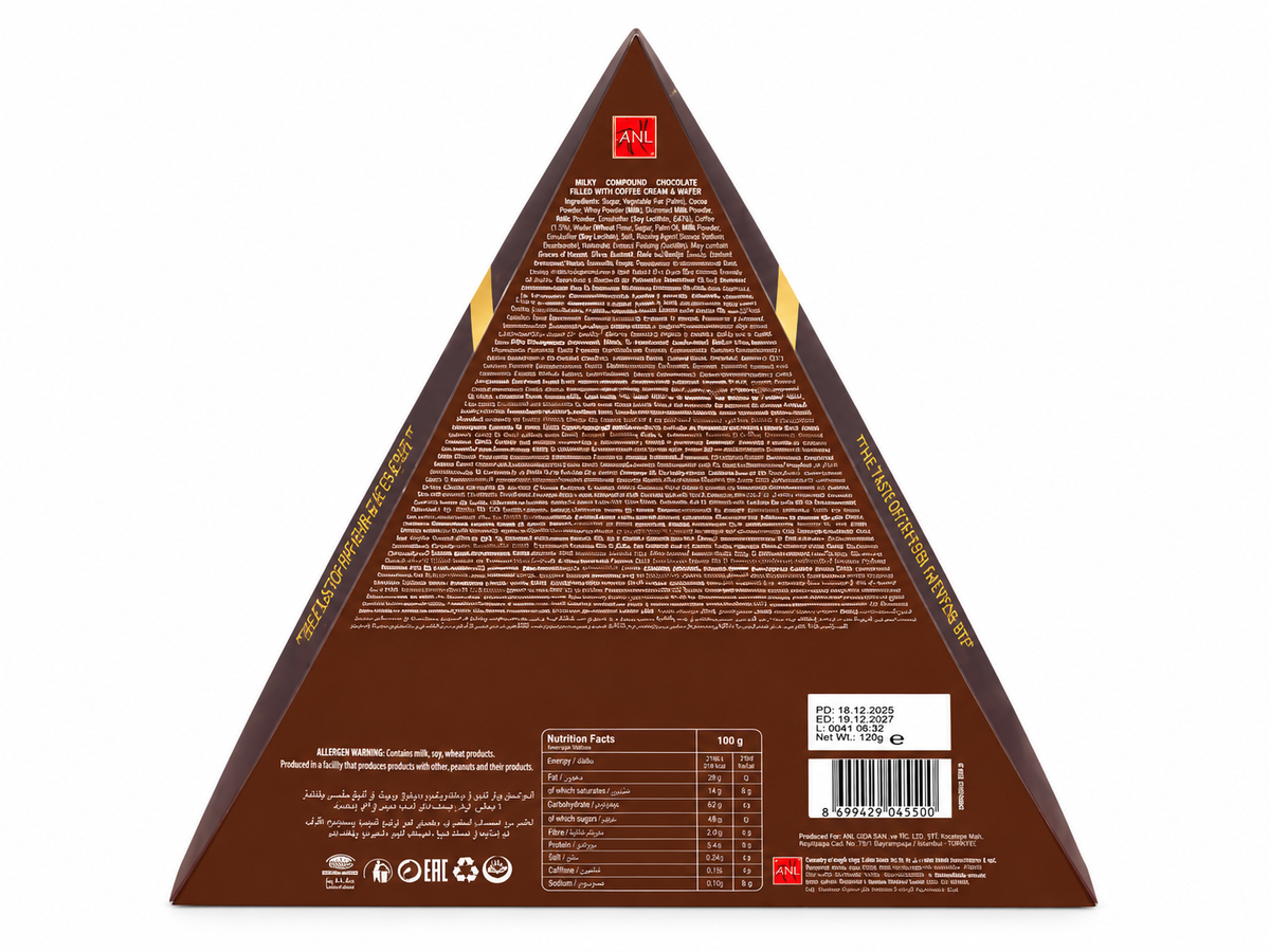 Bomboane Ciocolată Lexus cu Cremă de Cafea 120 g