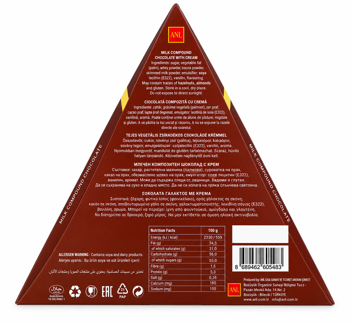 Bomboane Lexus „Crema de Alune de Padure” 120Gr