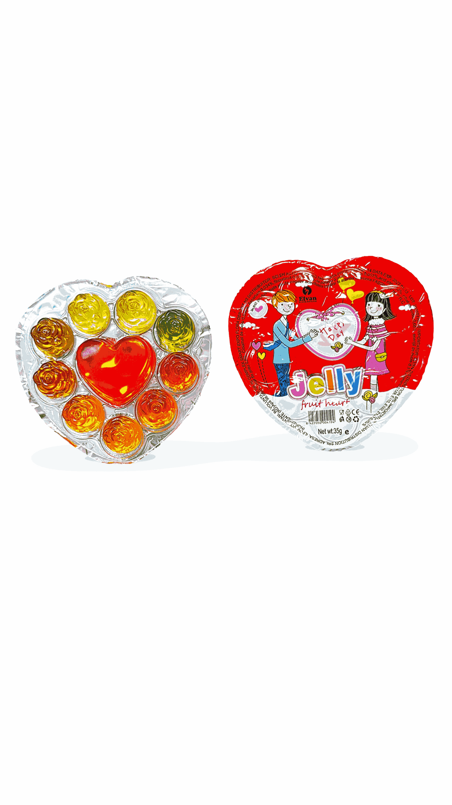 Jeleu Inima Cu Aroma De Fructe 35Gr