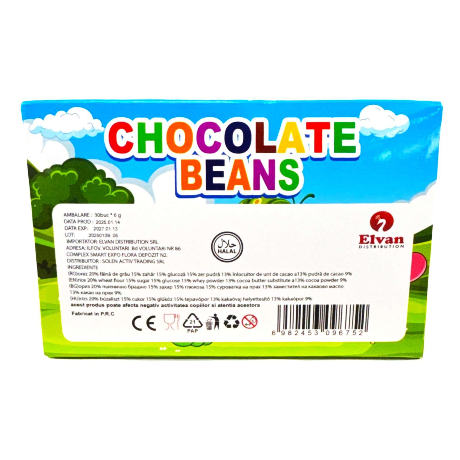 Drajeuri Choco Beans 6Gr