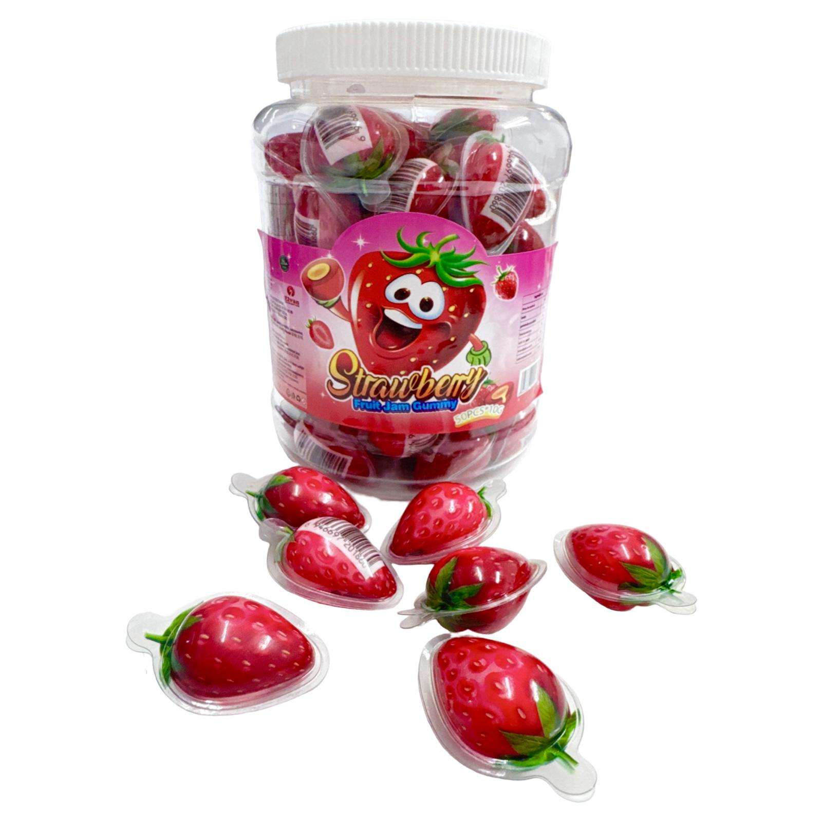 Jeleu In Forma De Capsuni 10Gr