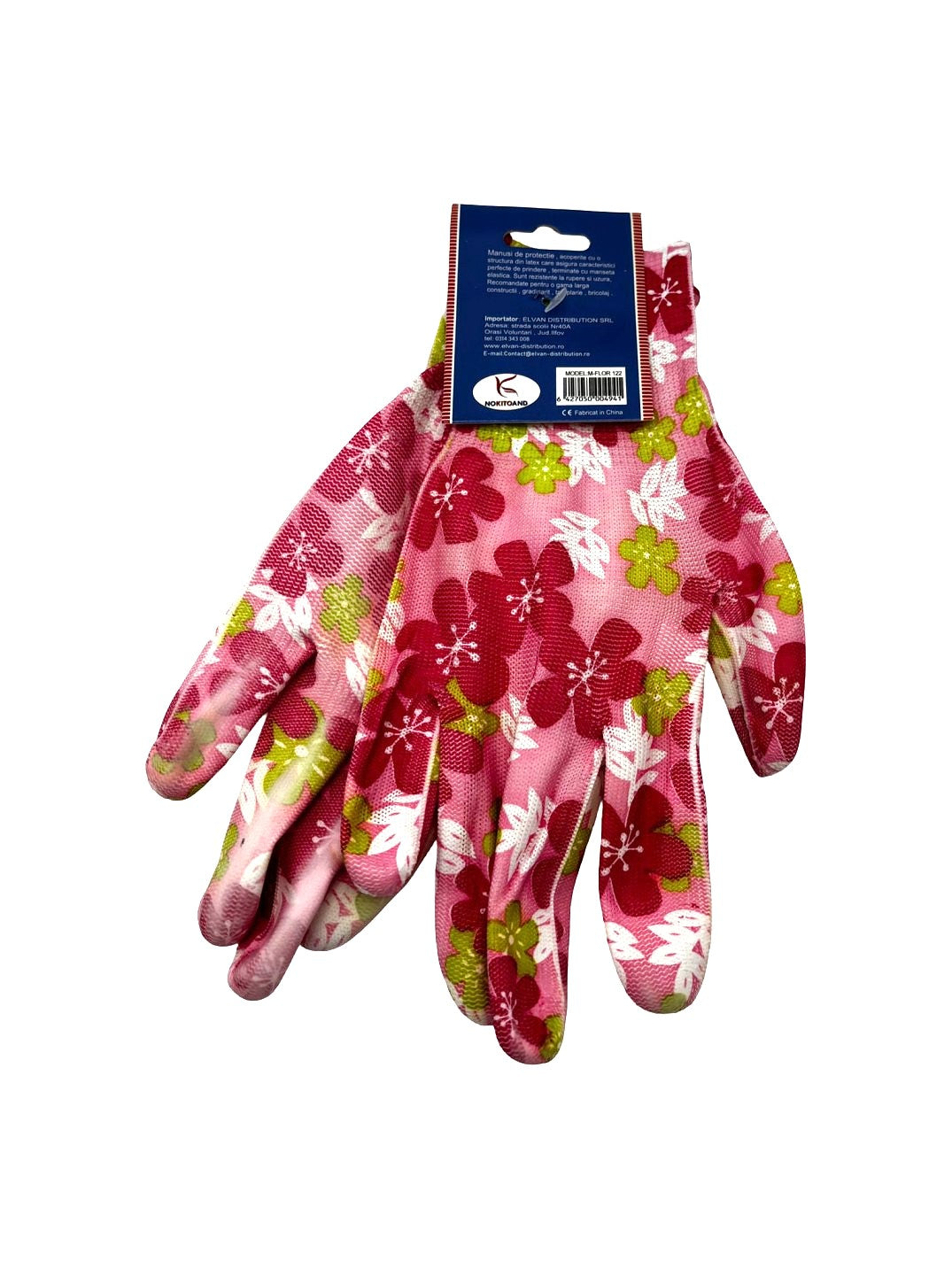 Mănuși De Lucru 22gr Cu Imprimeu Floral