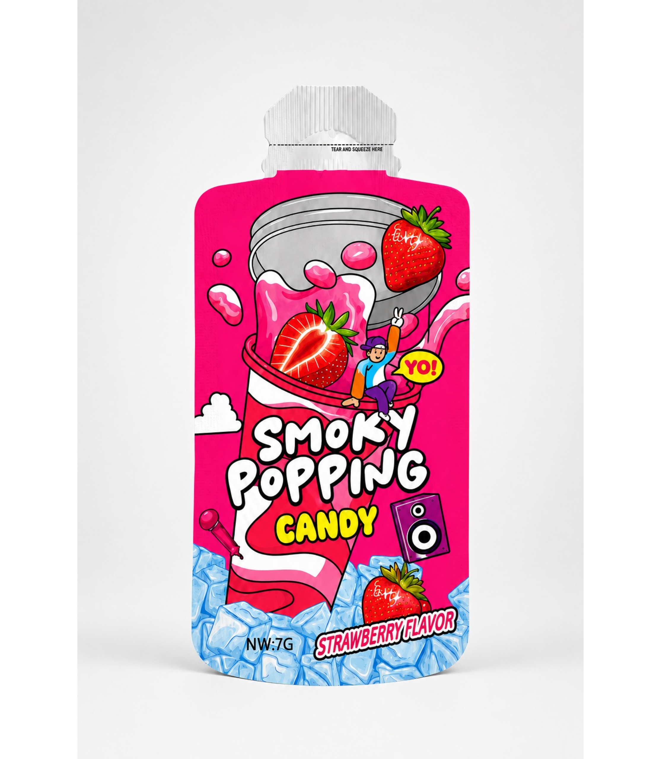 Drajeuri Smoky Popping Candy 7Gr