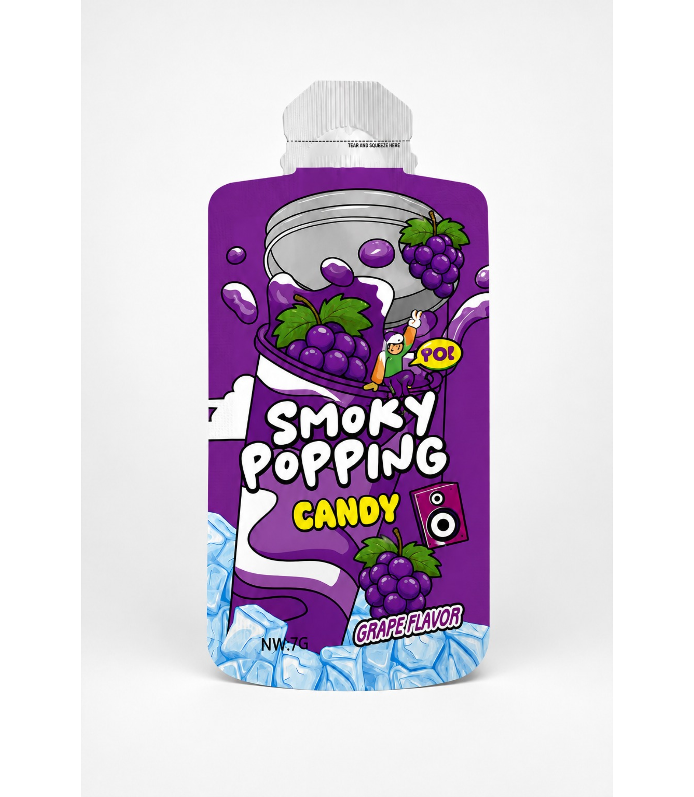 Drajeuri Smoky Popping Candy 7Gr