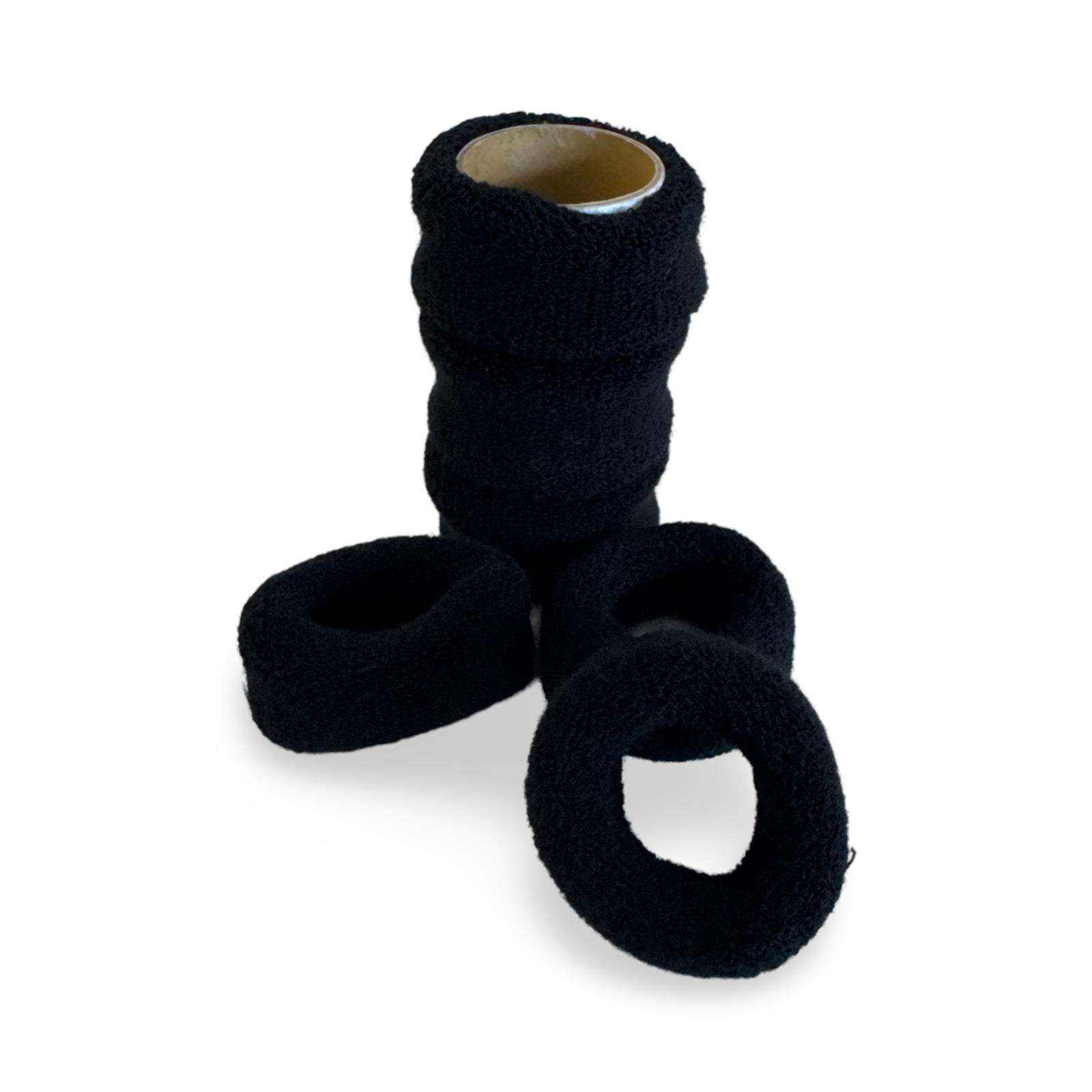 Elastic de par negru 3-8