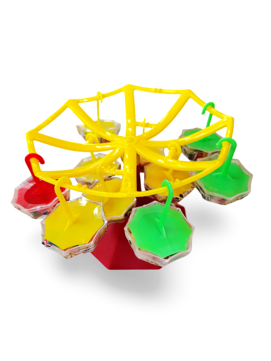 Umbreluțe Colorate Cu Drajeuri De Ciocolata (24 umbrelute/cutie) En-gross