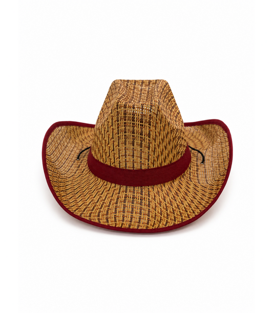 Palarie Din Paie Stil Cowboy En-gross