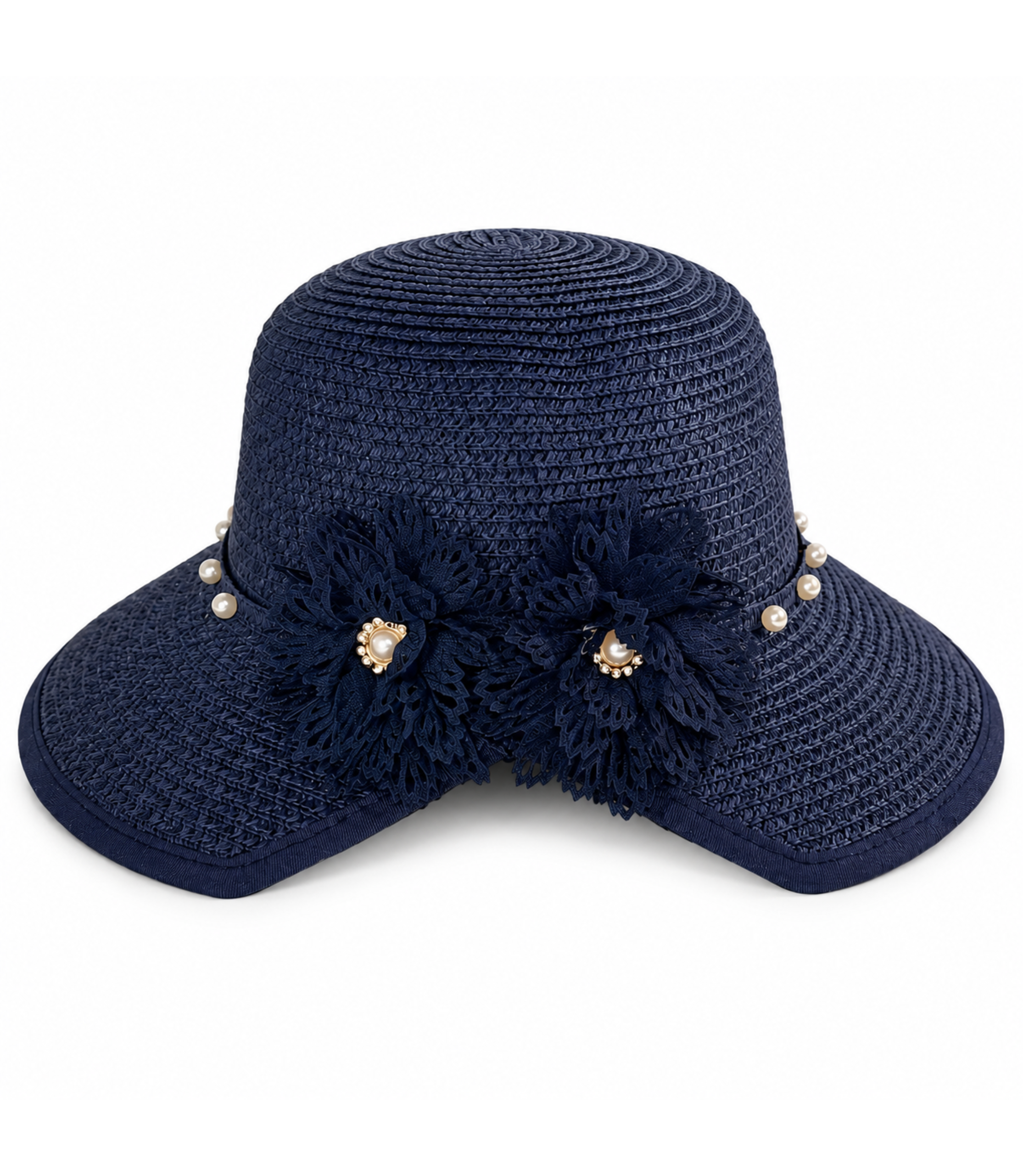 Palarie Din Paie Cu Floare Decorativa