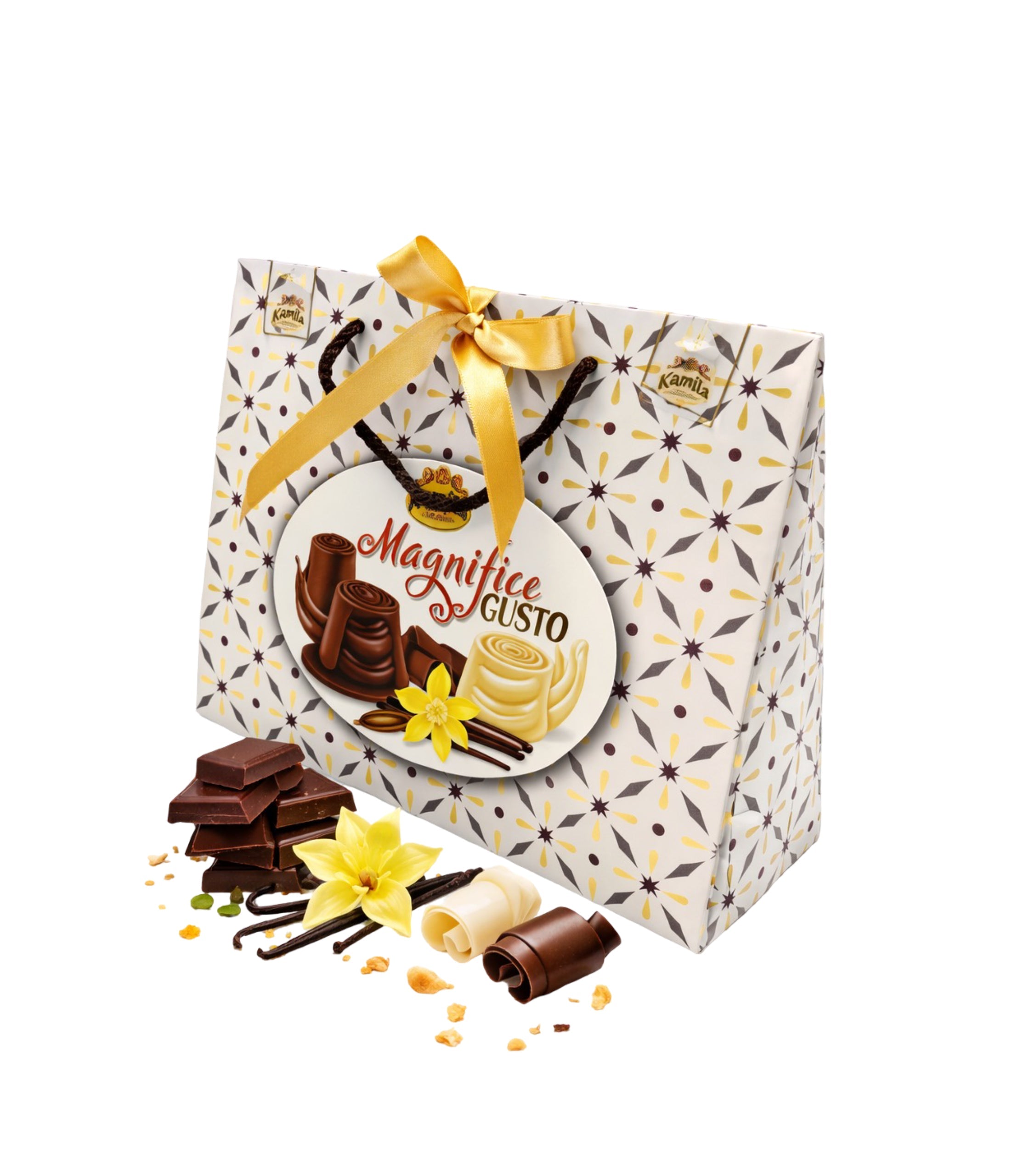 Bomboane Kamila Magnific Gusto Alb 300Gr