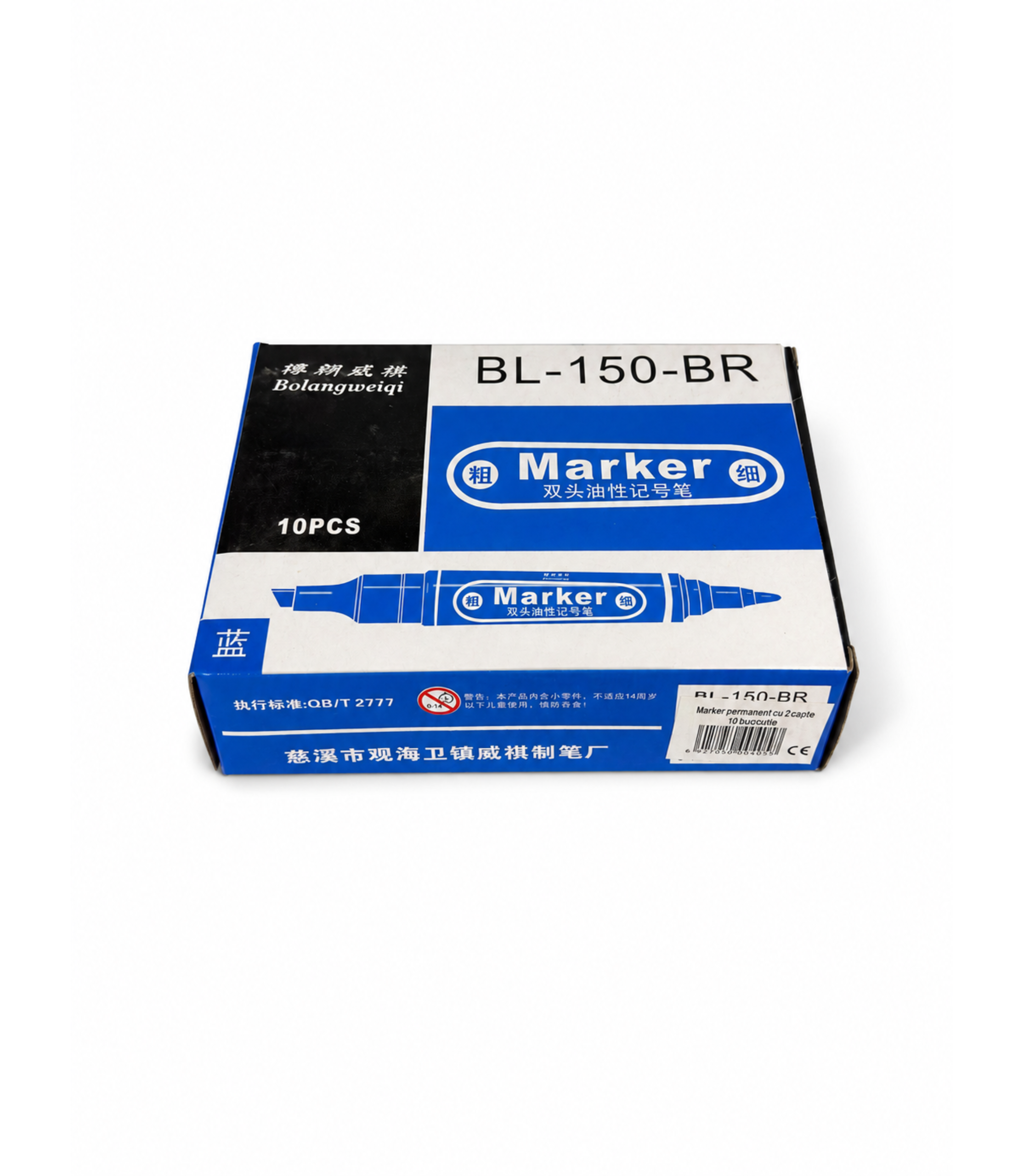 Marker Cu 2 Capete Albastru