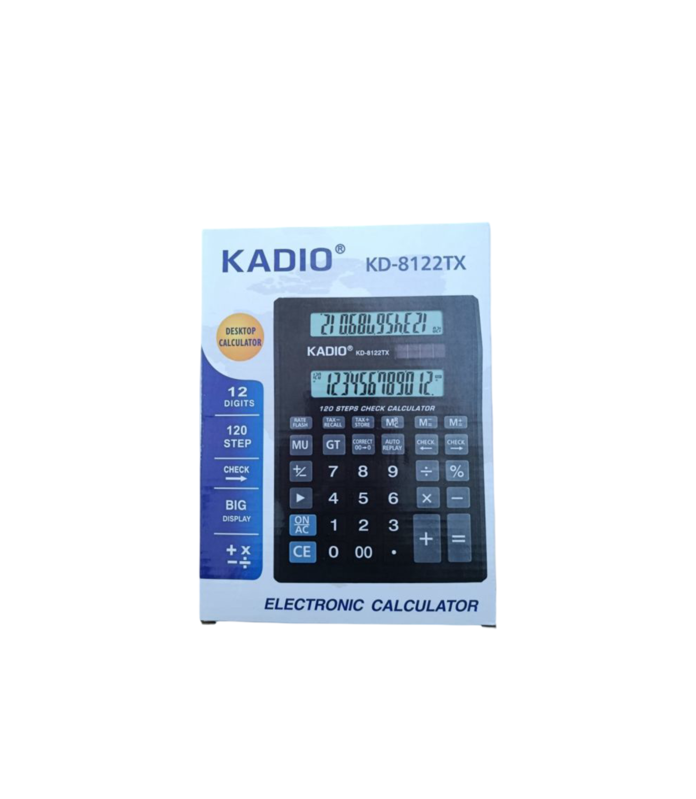 Calculator 2 Fete KADIO KD 8122TX 20x14cm