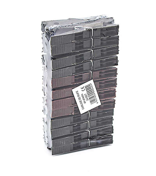 Carlige plastic de rufe negre "cleste" (24 buc/set) engross