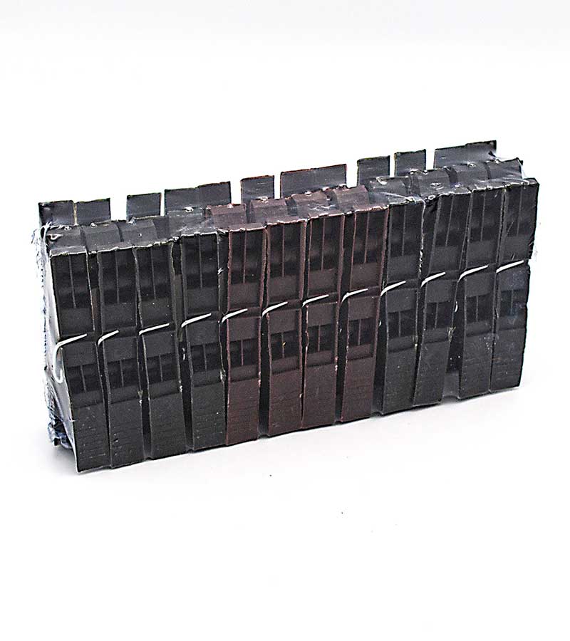 Carlige plastic de rufe negre cleste