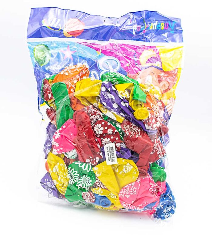 Baloane cu flori multicolore din latex sunt un accesoriu nelipsit de la petreceri, nunti, botezuri si alte evenimente organizate cu diferite ocazii. Pretul este pentru 1 punga.