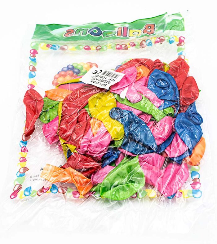 Baloane sidefate multicolore din latex sunt un accesoriu nelipsit de la petreceri, nunti, botezuri si alte evenimente organizate cu diferite ocazii. Pretul este pentru 1 set (100 baloane).