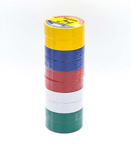 Banda izolatoare PVC color este o banda izolir in diverse culori, din PVC, foarte flexibila, cu putere de lipire excelenta. Banda izolatoare este rezistenta la apa, are o buna rezistenta la abraziune si este rezistenta la UV. Pretul afisat este pentru 1 set (10 bucati).
