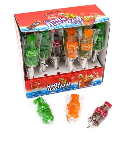 jeleu acadea soda in forma de sticla 15g pe bat cu diverse arome de fructe. Acestea nu sunt potrivite pentru copii sub 3 ani. Pretul afisat este pentru 1 set de 30 de bucati.