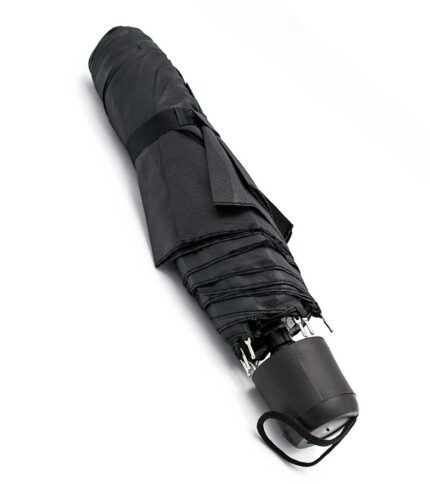 umbrela mica usoara 98 cm neagra are un maner ajustabil care se poate strange cu usurinta. Tija din metal cu maner din plastic si invalitoare din polyester. Pretul afisat este pentru 1 set de 100 de bucati.