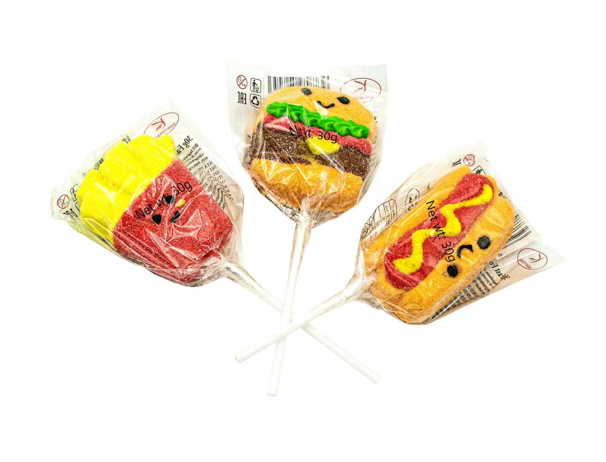 Marshmallow Fast-food En-gross 30gr (E.X.P: 20.10.2025) - imagine 2