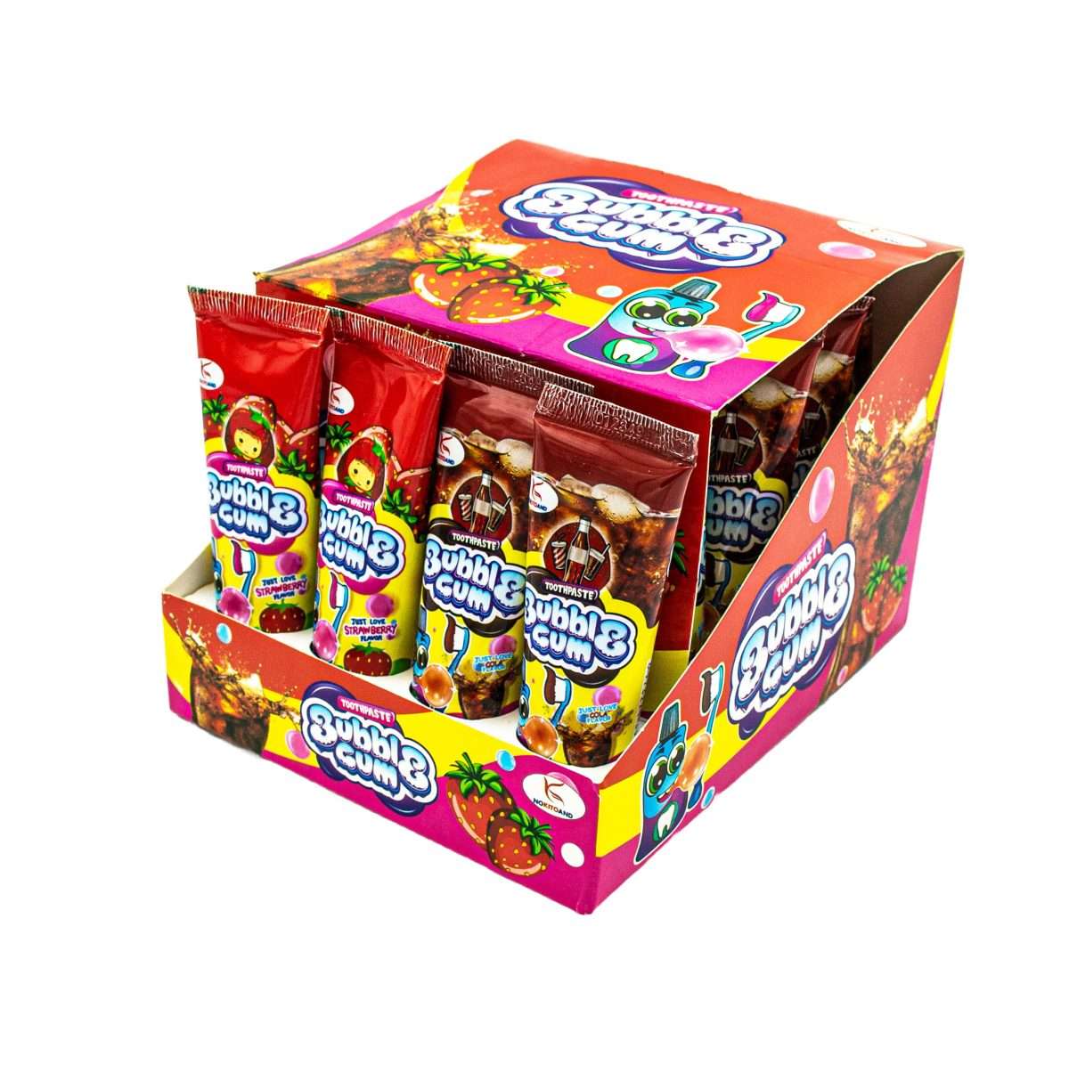 Guma la tub en-gross 22GR, Capsuni & Cola (E.X.P: 04.01.2026) - imagine 3