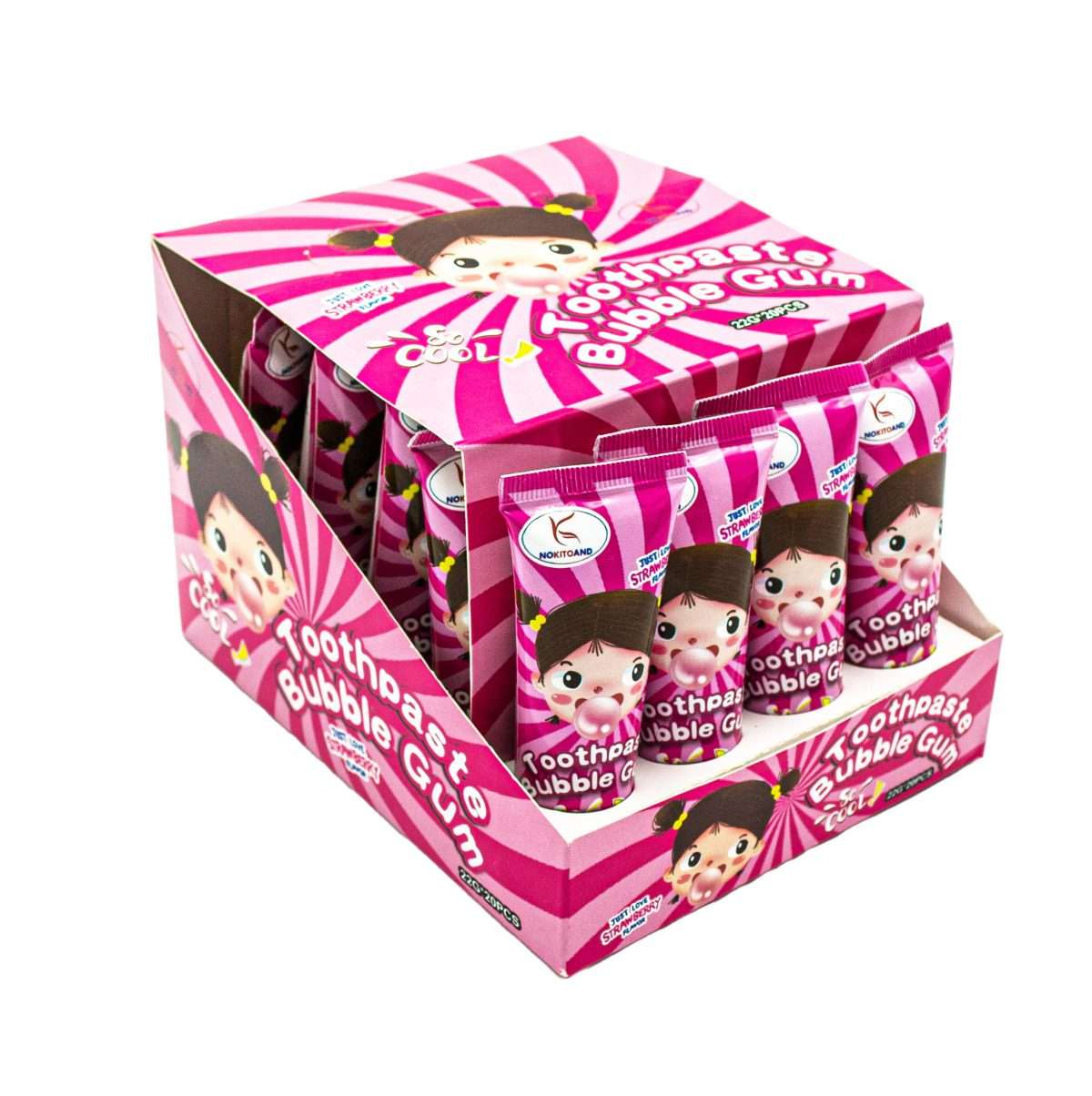 Guma la tub baby roz ,22gr ( 20buc /cut ) - imagine 3