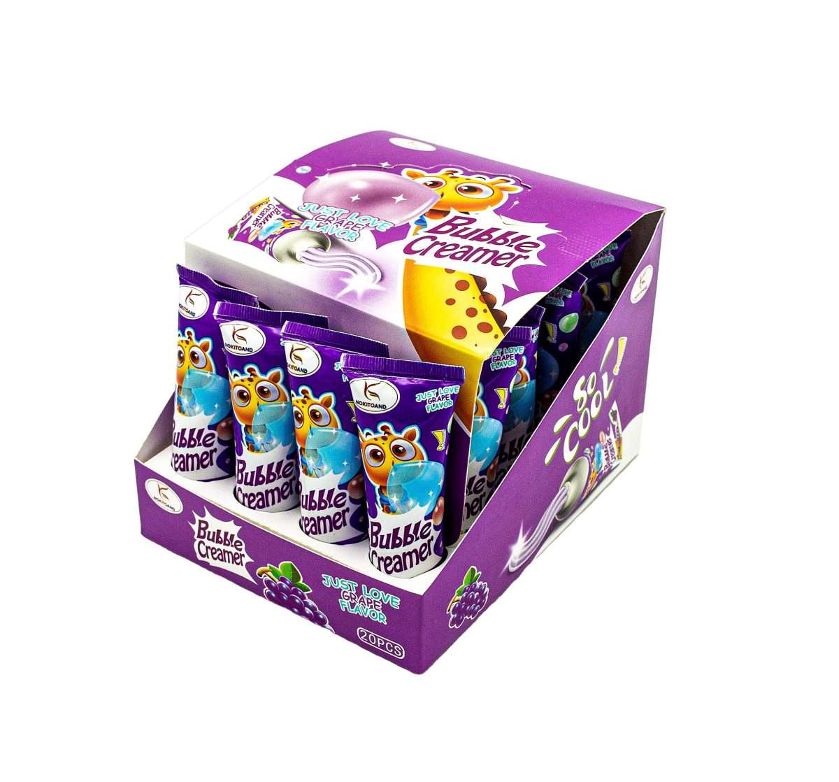 Guma la tub purple , 22gr ( 20buc /cut ) - imagine 2