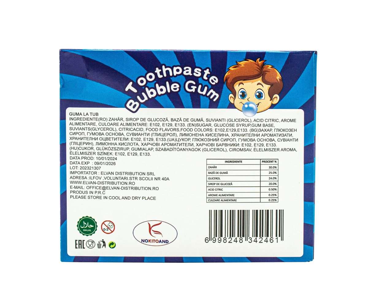 Guma la tub en-gross 22GR, aroma fructe - imagine 3