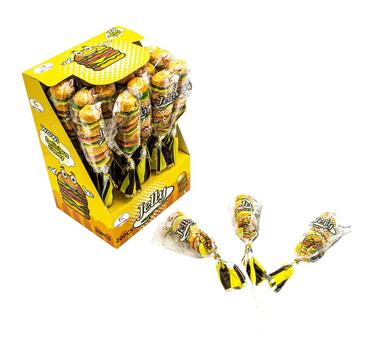 Jeleu hamburger cutie En-gross 20gr (E.X.P: 14.12.2025) - imagine 3
