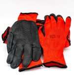 Manusi de protectie sintetice cauciucate rosii engross - imagine 4