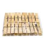 Carlige de rufe din lemn "bambus" "7.1 X 1.3cm"